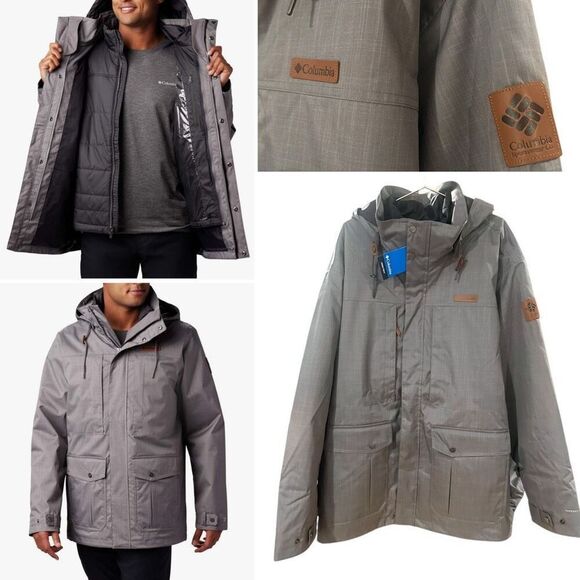 Columbia Winter Snow Insulated Horizons Pine Interchange 3 in 1 Jacket Size 3X - Picture 1 of 13